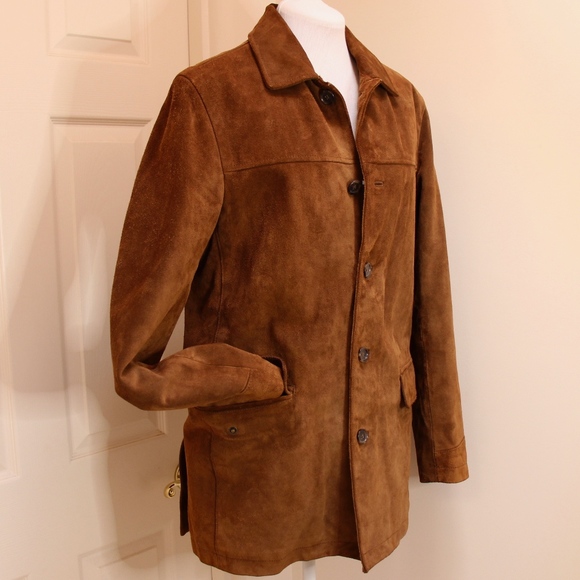 J. Crew Other - J.Crew Mens Suede Car Coat w/ Thinsulate! sz. S